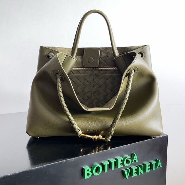 Bottega Veneta Andiamo Silky calfskin 810214 green