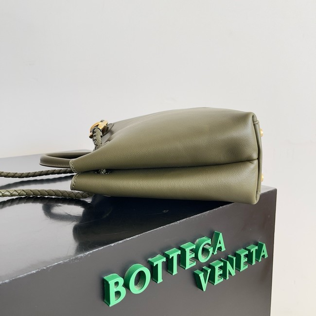 Bottega Veneta Small Andiamo Silky calfskin 766014 green