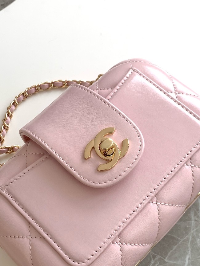 CHANEL MINI CAMERA CASE AS5178 pink