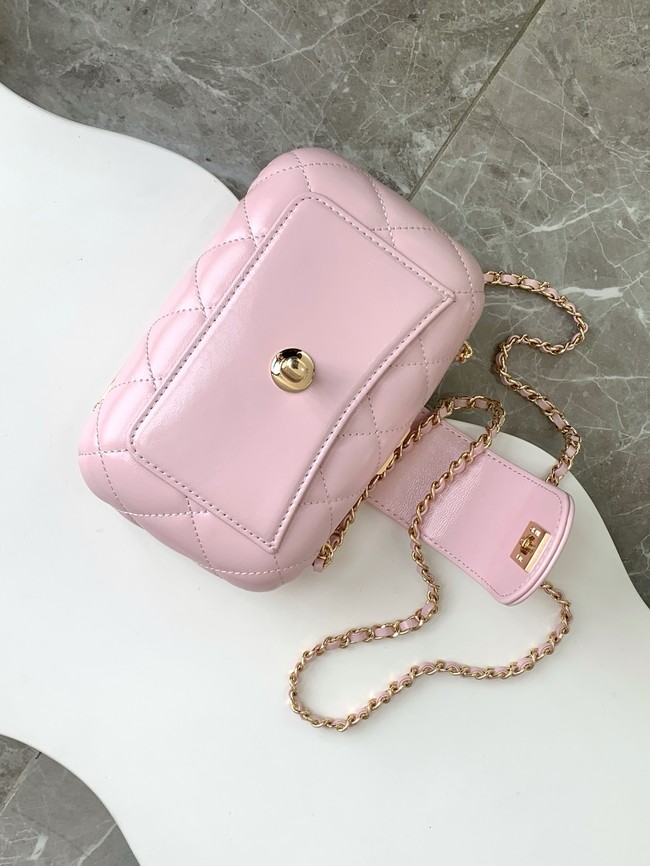 CHANEL MINI CAMERA CASE AS5178 pink