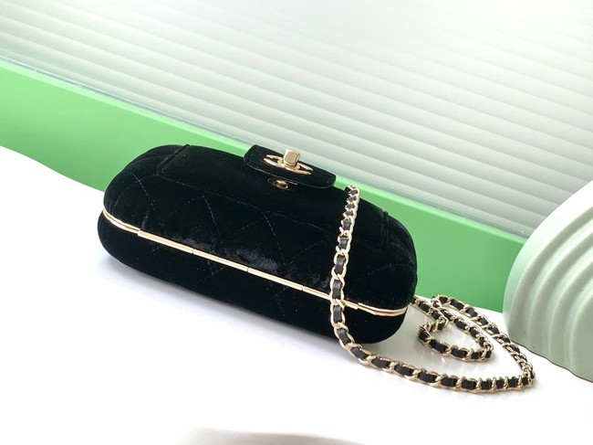 CHANEL MINI CAMERA CASE AS5178 velvet black