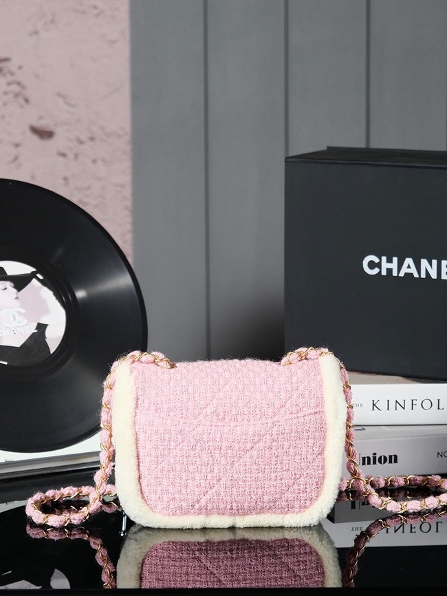 CHANEL SMALL HANDBAG 24N pink