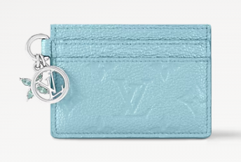 Louis Vuitton Charms Card Holder M12180 Azur Frost