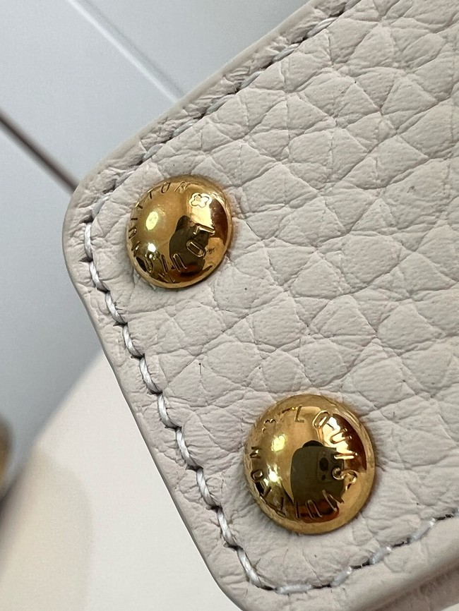 Louis Vuitton Capucines NANO M48865 Cream