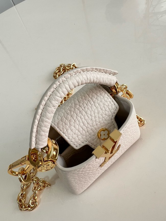 Louis Vuitton Capucines NANO M48865 Cream