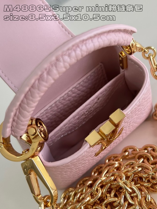 Louis Vuitton Capucines NANO M48865 pink