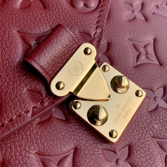 Louis Vuitton Pochette Metis M41487 wine red