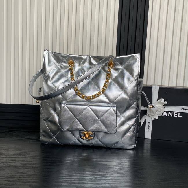 Chanel SHOPPING BAG AS5315 Silver