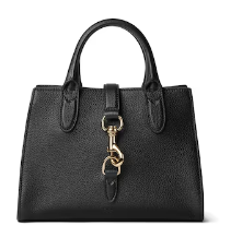 Gucci SMALL TOTE BAG WITH HOOK CLOSURE 795349 black