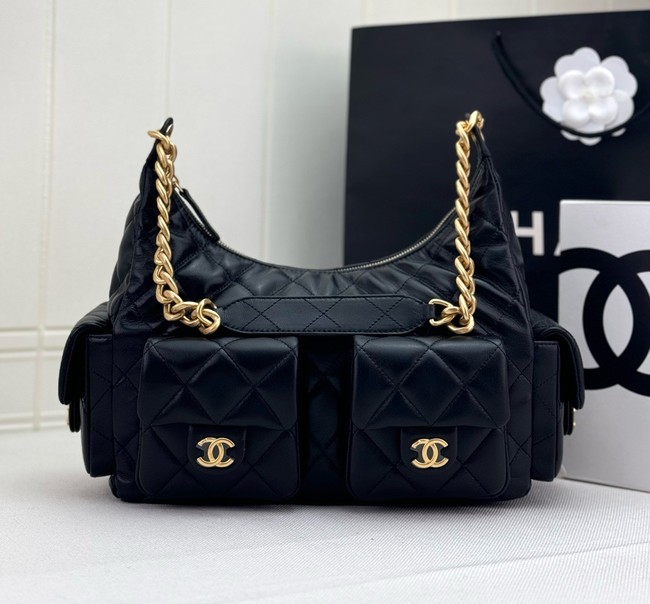 Chanel MAXI HOBO BAG AS5339 BLACK