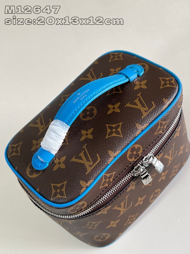 Louis Vuitton Vanity Chain Pouch M12668 blue