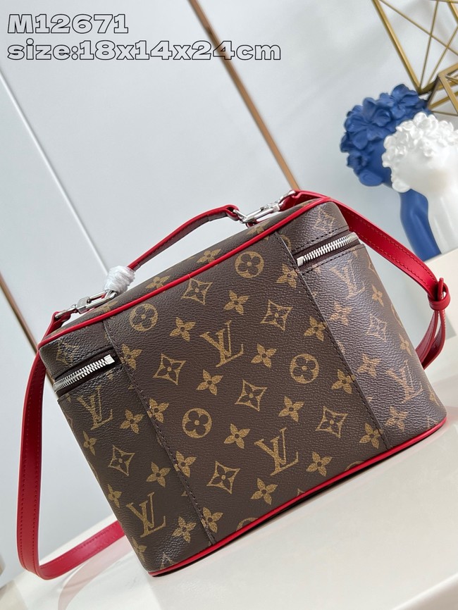 Louis Vuitton Vanity Chain Pouch M12668 red