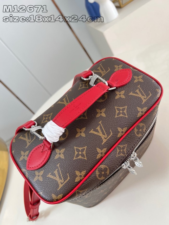 Louis Vuitton Vanity Chain Pouch M12668 red