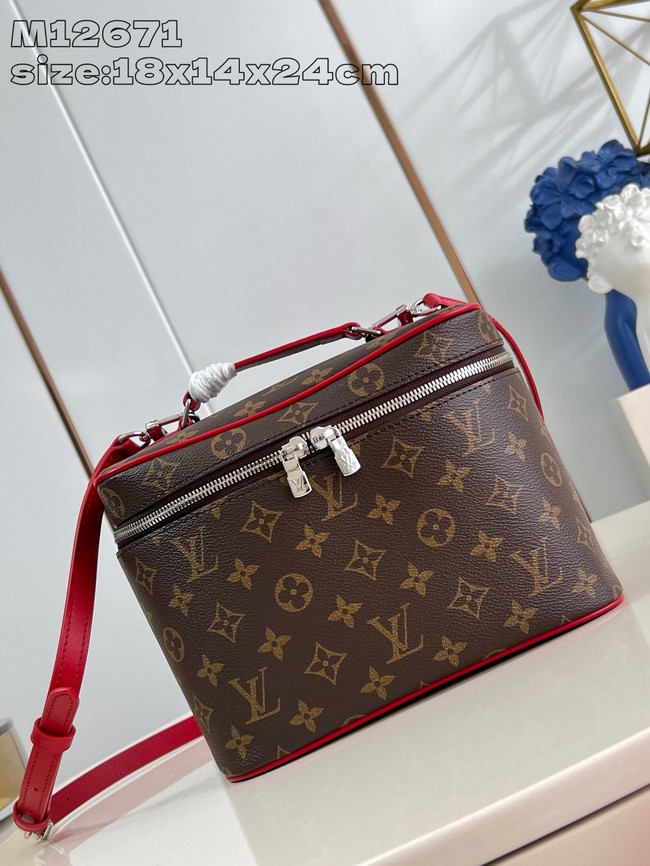 Louis Vuitton Vanity Chain Pouch M12668 red