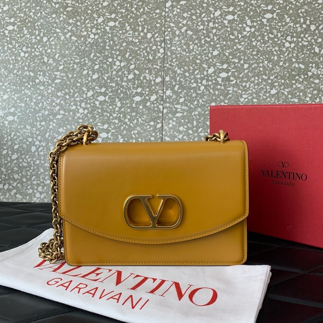 VALENTINO Loco Calf leather bag WB0R16  yellow