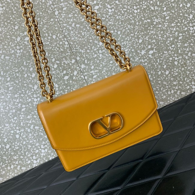 VALENTINO Loco Calf leather bag WB0R16  yellow