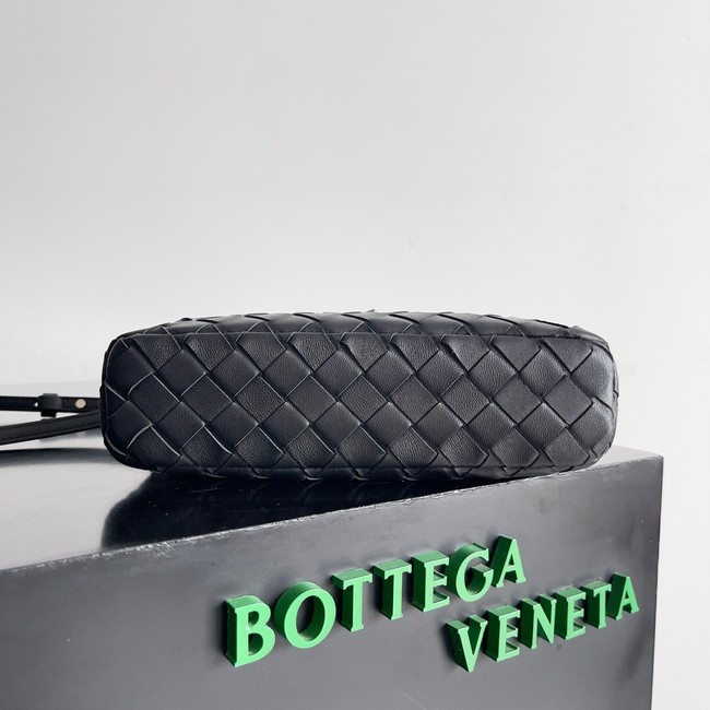 Bottega Veneta Vanity Case On Strap 789109 black&Silver