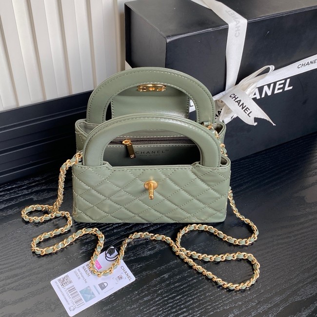 Chanel MINI SHOPPING BAG AS4416 Khaki