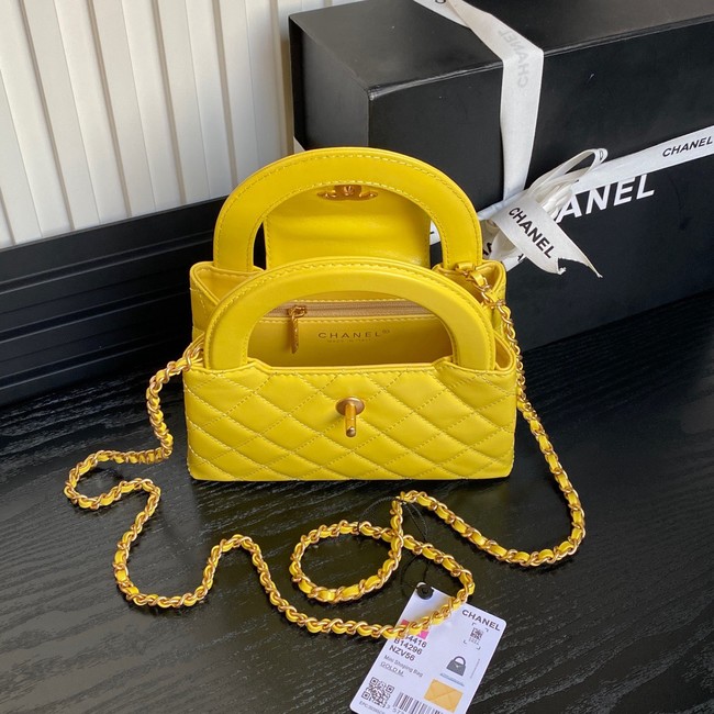 Chanel MINI SHOPPING BAG AS4416 yellow