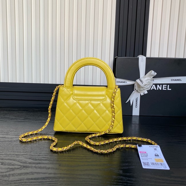 Chanel MINI SHOPPING BAG AS4416 yellow