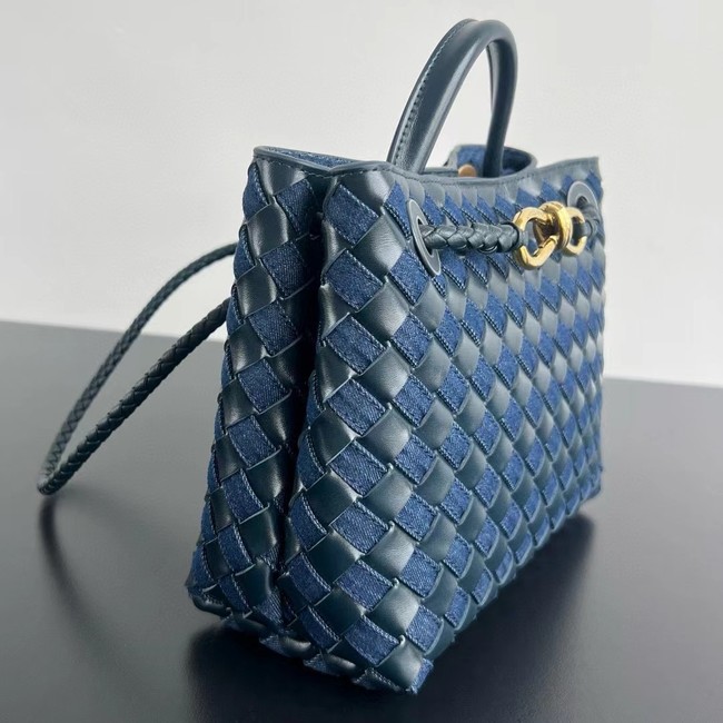 Bottega Veneta Medium Andiamo Bag 743568 Denim&Navy