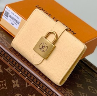 Louis Vuitton Low Key Compact Wallet M12148 Apricot