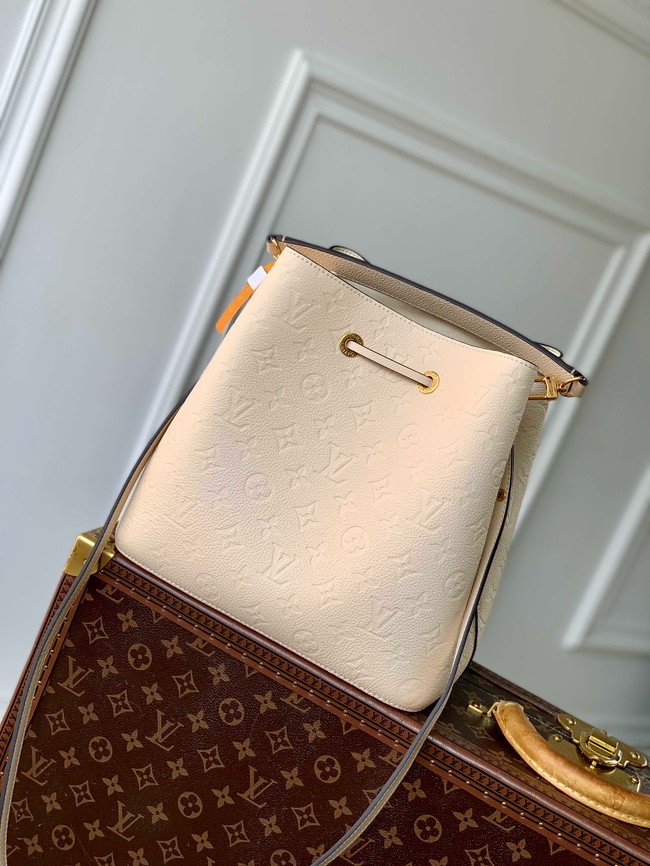 Louis Vuitton Monogram Empreinte Neonoe Original Leather M45256 white