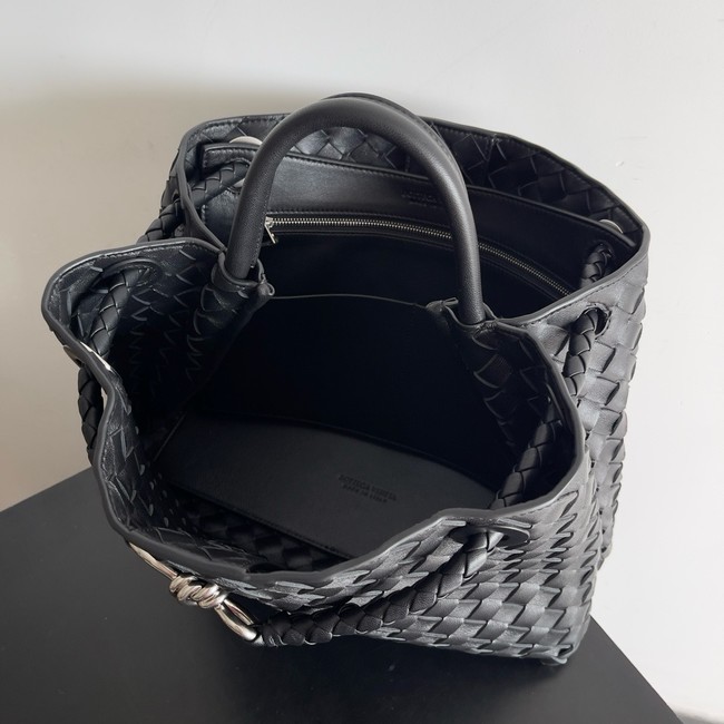 Bottega Veneta Medium Andiamo 766016 black&Silver