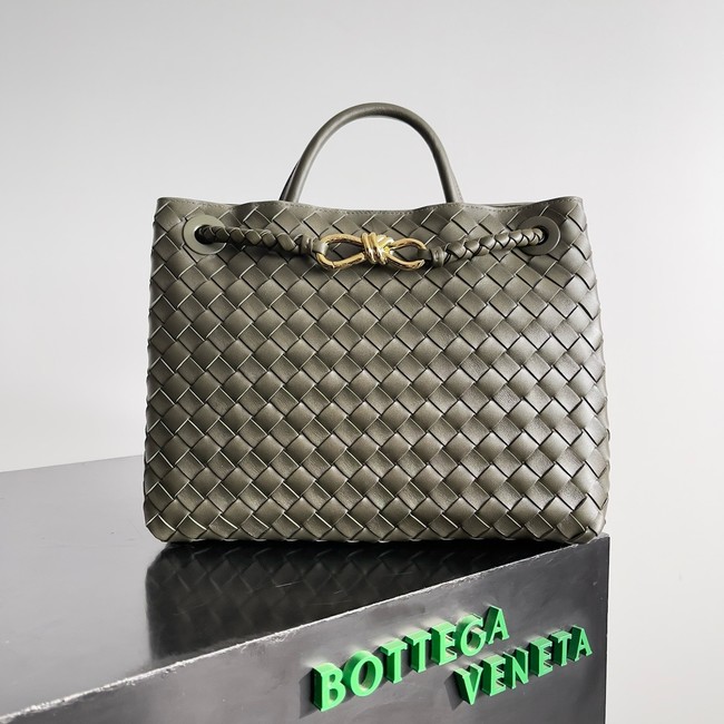 Bottega Veneta Medium Andiamo 766016 dark green