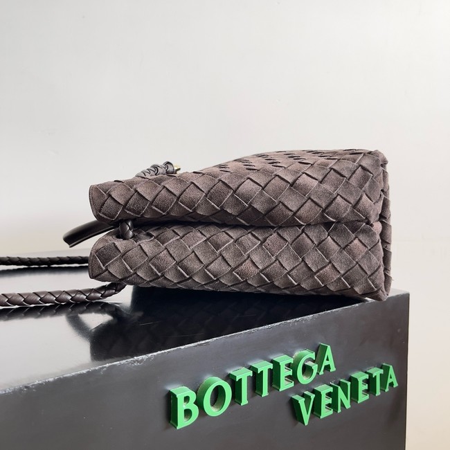 Bottega Veneta Medium Andiamo Suede 766016 Fondant