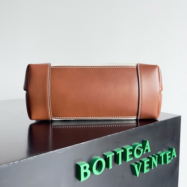 Bottega Veneta Small Andiamo Bag 766014 brown& canvas