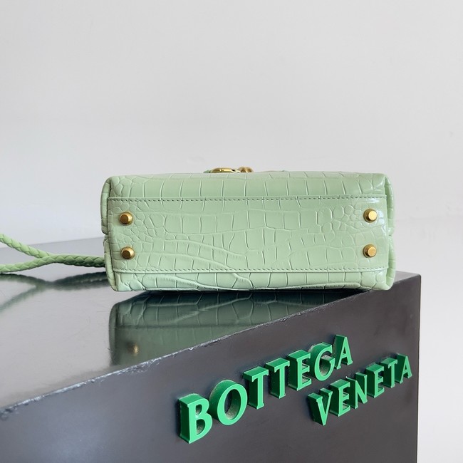 Bottega Veneta Mini Andiamo alligator leather 805232  light green