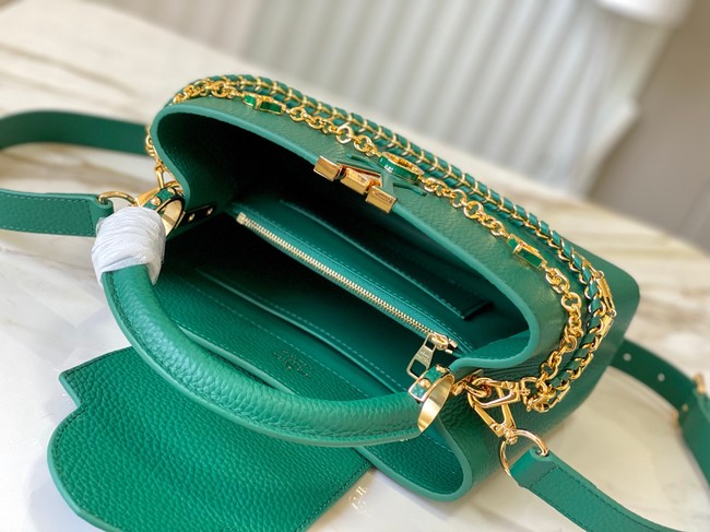 Louis Vuitton Capucines BB M12345 green