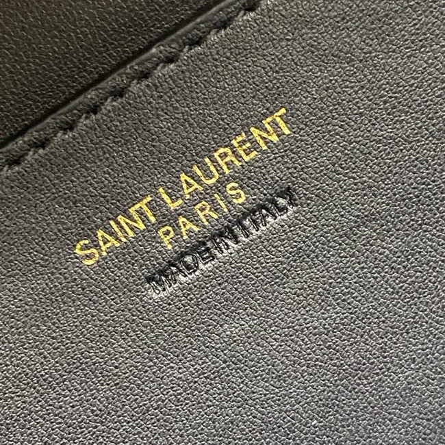 SAINT LAURENT GABY VANITY BAG IN LAMBSKIN 7667311 DK TOFFEE