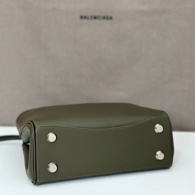 Balenciaga Rodeo Mini Handbag smooth calfskin 795456 green