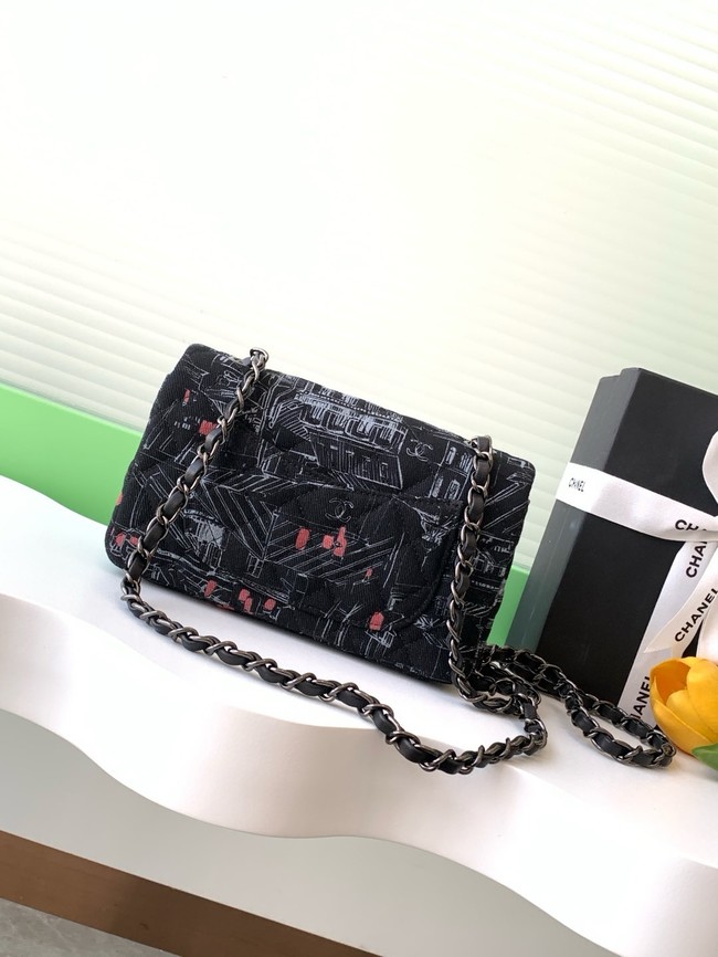 Chanel CLASSIC 11.12 HANDBAG AS1116 BLACK