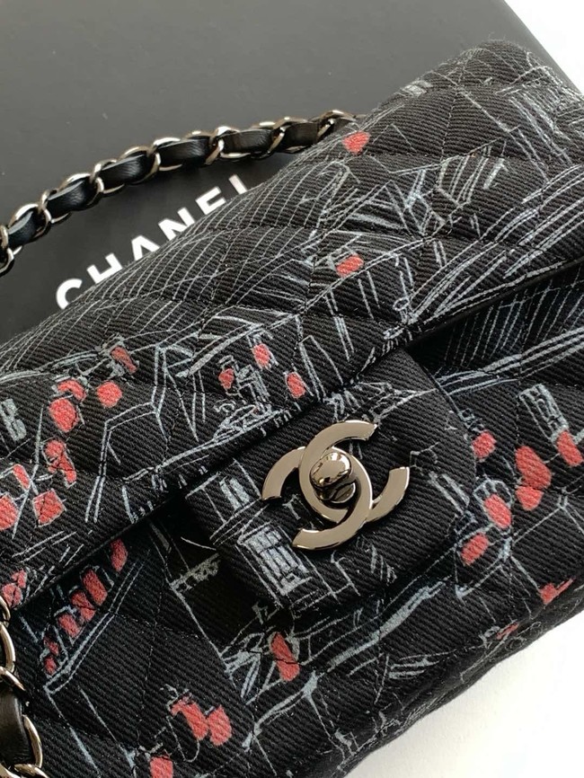 Chanel CLASSIC 11.12 HANDBAG AS1116 BLACK