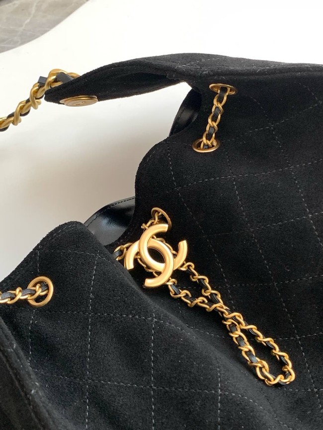 Chanel SUEDE HOBO BAG AS5311 BLACK