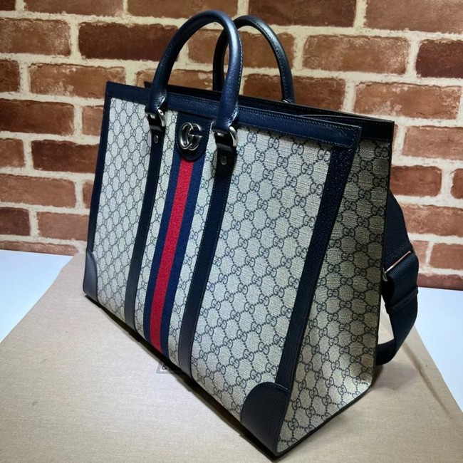 Gucci OPHIDIA LARGE TOTE BAG 724665 Blue&black