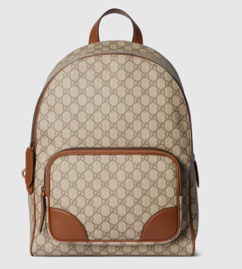 Gucci GG EMBLEM MEDIUM BACKPACK 821159 brown