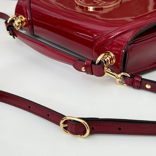 GUCCI BLONDIE MEDIUM TOP HANDLE BAG 815719 Rosso Ancora red