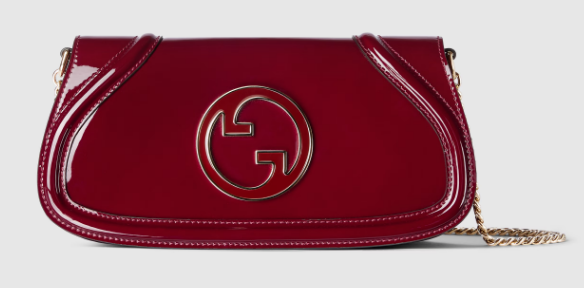 GUCCI BLONDIE SMALL SHOULDER BAG 814952 Rosso Ancora red