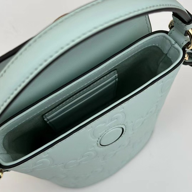 Gucci GG SUPER MINI SHOULDER BAG 772795 light green