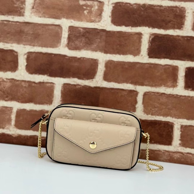 Gucci GG SUPER MINI SHOULDER BAG 781554 Cream