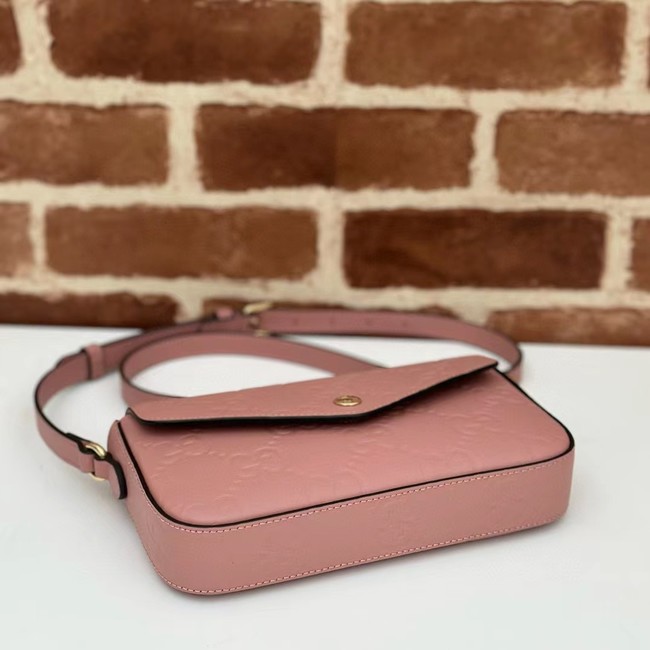 Gucci GG SUPER MINI SHOULDER BAG 781554 pink