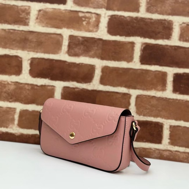 Gucci GG SUPER MINI SHOULDER BAG 781554 pink