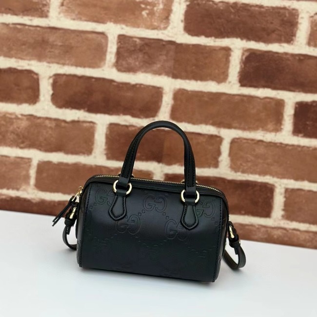 Gucci GG SUPER MINI TOP HANDLE BAG 790130 black