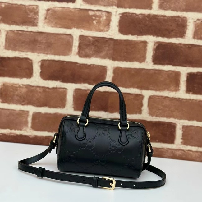 Gucci GG SUPER MINI TOP HANDLE BAG 790130 black