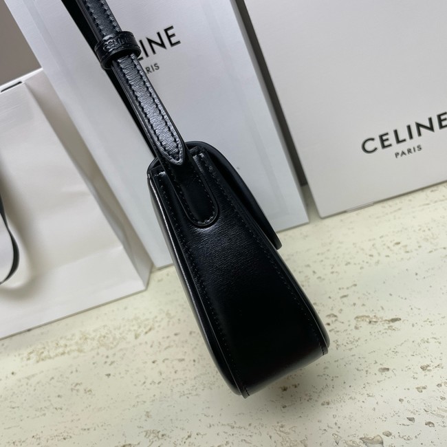 Celine MEDIUM CELINE LOLA BAG IN SHINY CALFSKIN 115533 BLBLACK