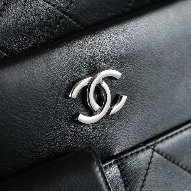 Chanel Sheepskin Tote Bag AS8327 black